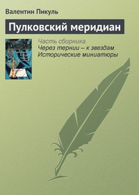 Обложка Пулковский меридиан