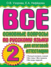Обложка Все основные вопросы по русскому языку для итоговой аттестации. 2 класс